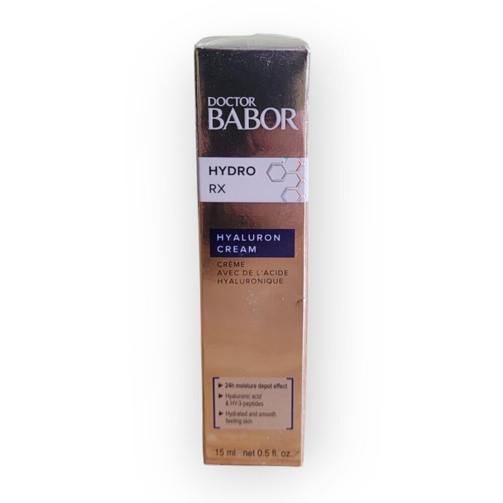 Doctor Babor Hydro RX Hyaluronic Acid Face Moisturizer Vegan 15mL Travel Size NW